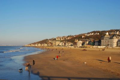 la plage de Trouville sur mer